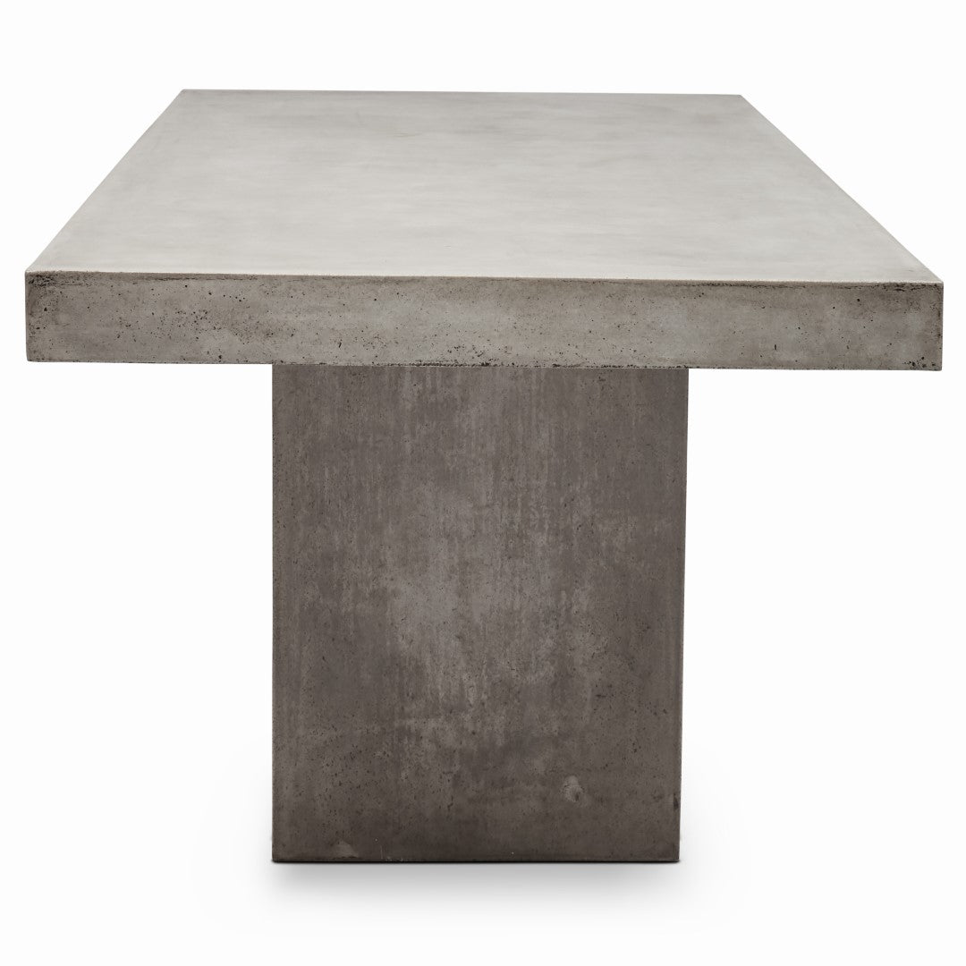 CONCRETE SLAB DINING TABLE