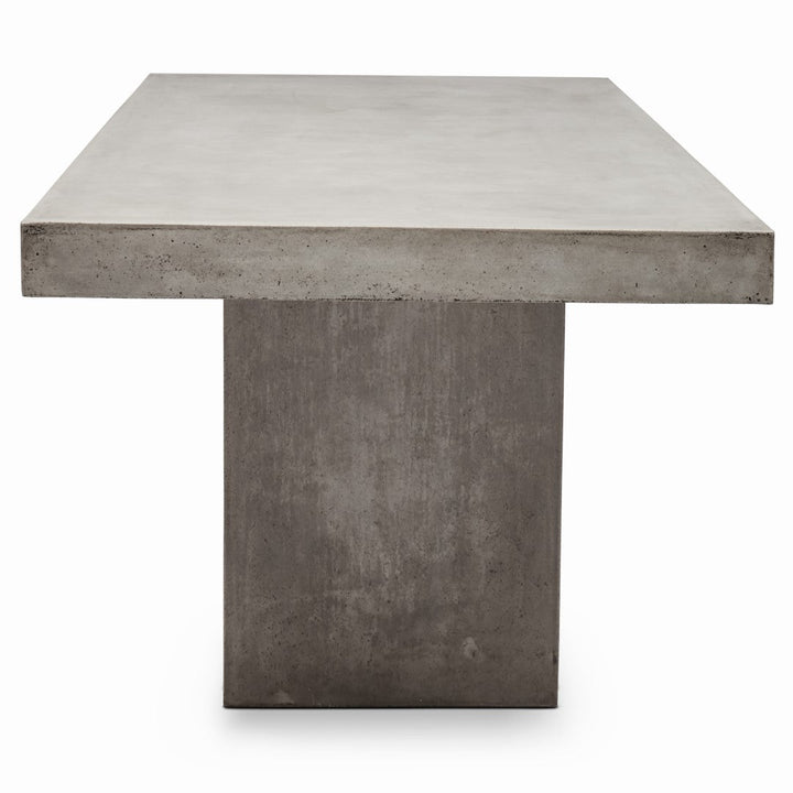 CONCRETE SLAB DINING TABLE