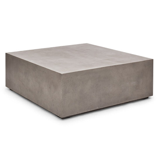 CONCRETE SQUARE BLOCK COFFEE TABLE