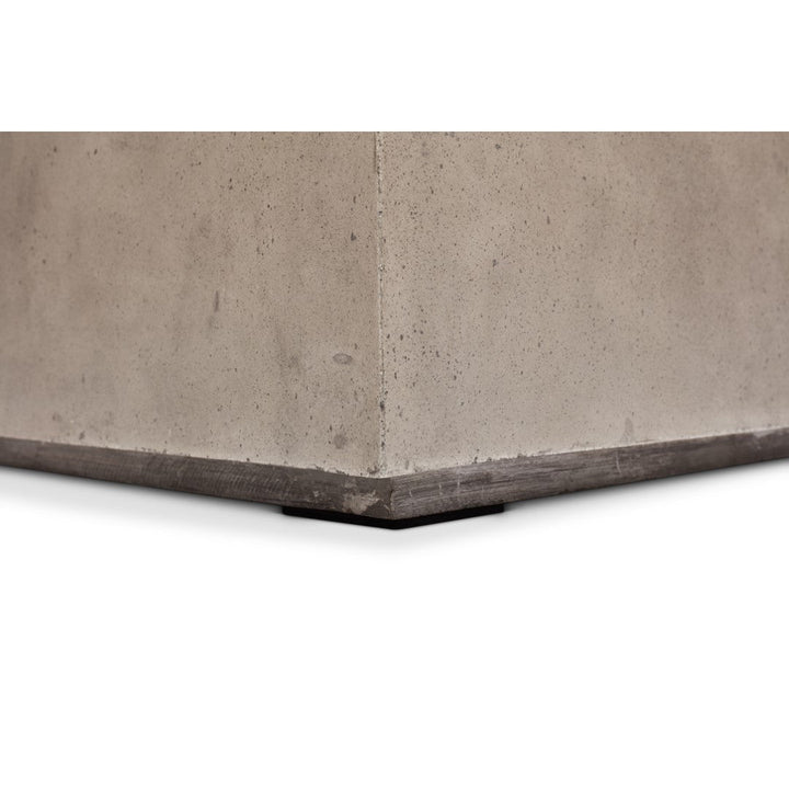 CONCRETE SQUARE BLOCK COFFEE TABLE