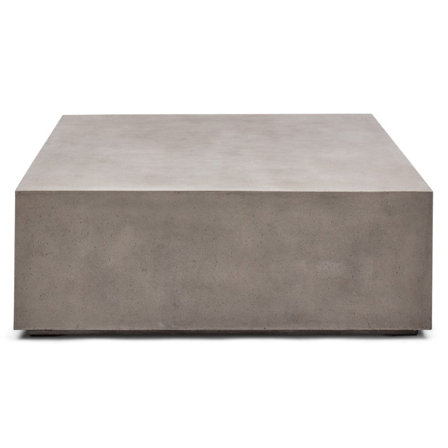 CONCRETE SQUARE BLOCK COFFEE TABLE