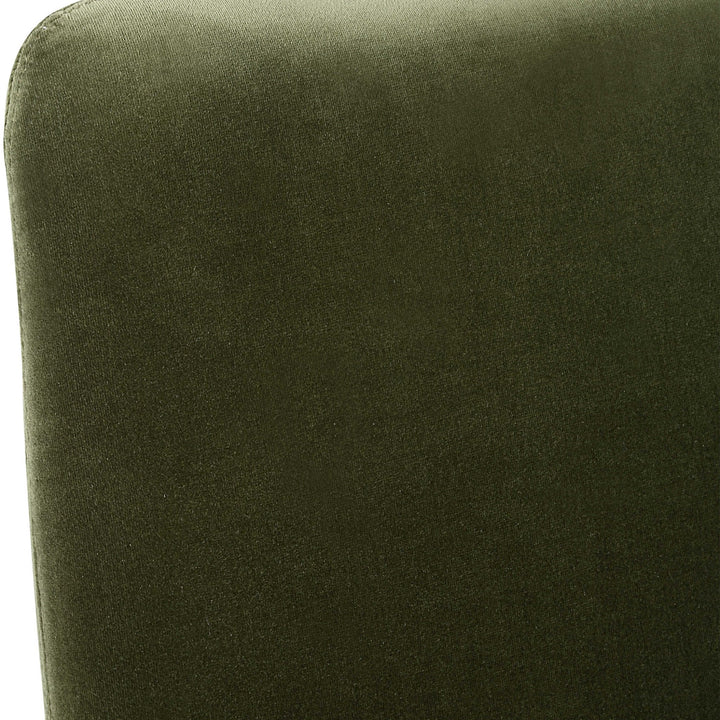 CONIFER GREEN VELVET DINING CHAIRS | SET OF 2