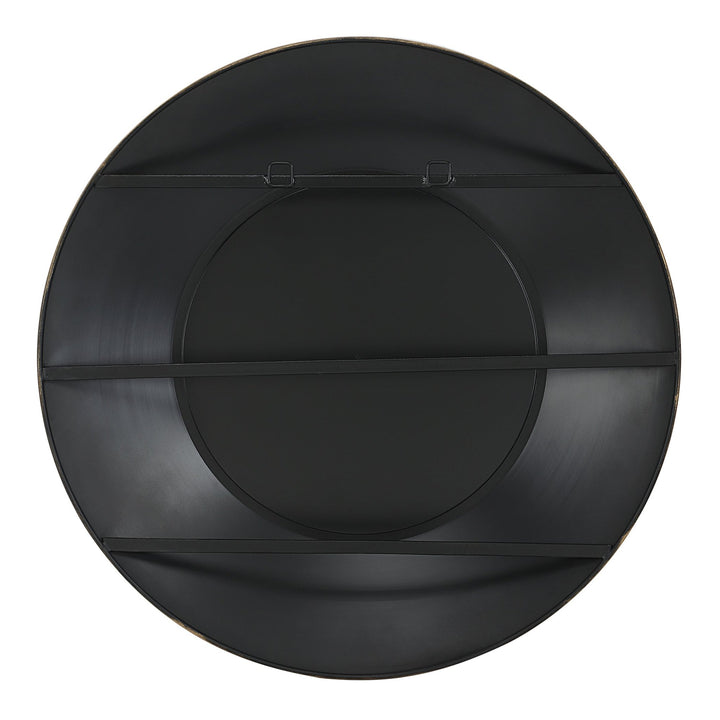 CONTESSA GOLD ROUND MIRROR