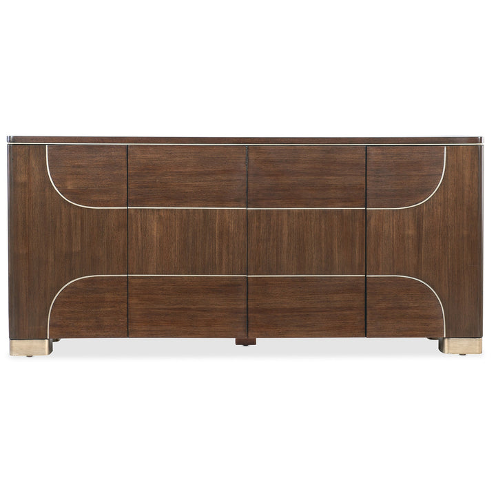 CONTOURS DARK WALNUT FINISH CREDENZA