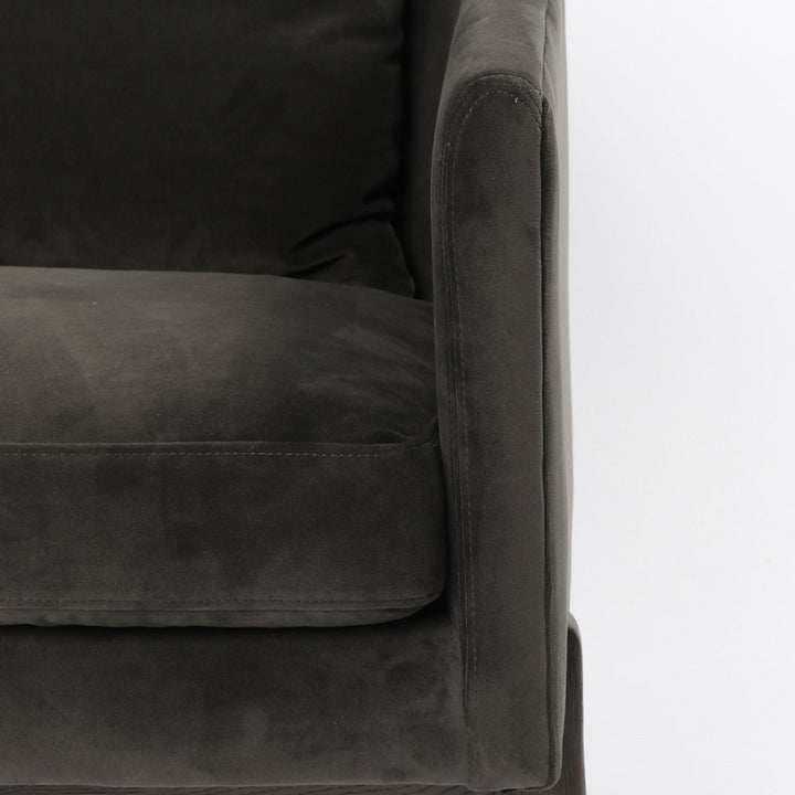 COPELAND CHAIR: BELLA SMOKE VELVET