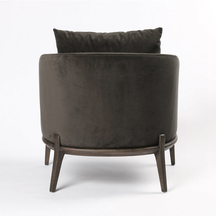 COPELAND CHAIR: BELLA SMOKE VELVET