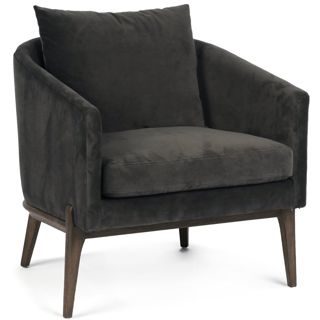 COPELAND CHAIR: BELLA SMOKE VELVET