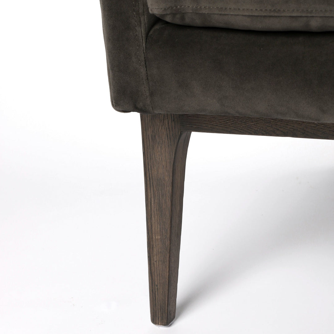 COPELAND CHAIR: BELLA SMOKE VELVET