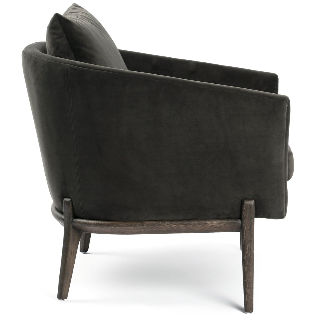 COPELAND CHAIR: BELLA SMOKE VELVET