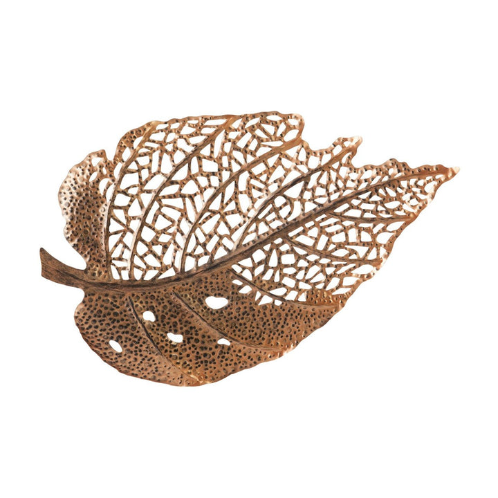 COPPER BIRCH LEAF WALL DECOR