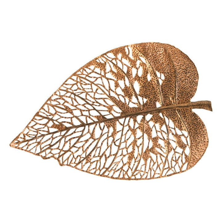 COPPER BIRCH LEAF WALL DECOR