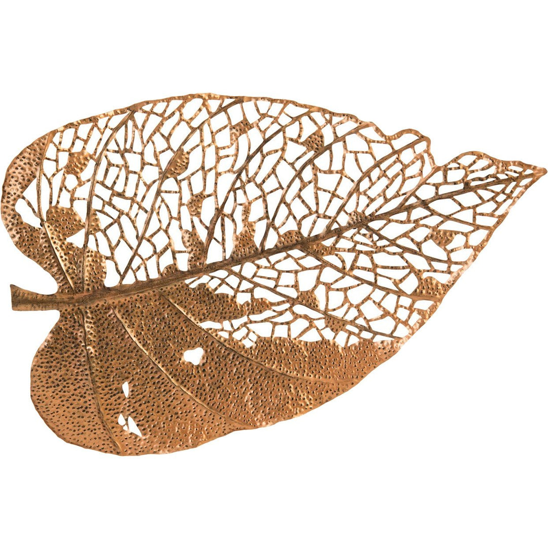 COPPER BIRCH LEAF WALL DECOR