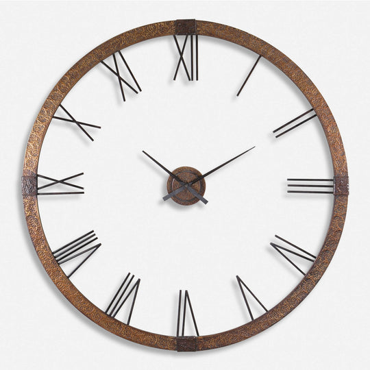 COPPER FORGE 60" WALL CLOCK