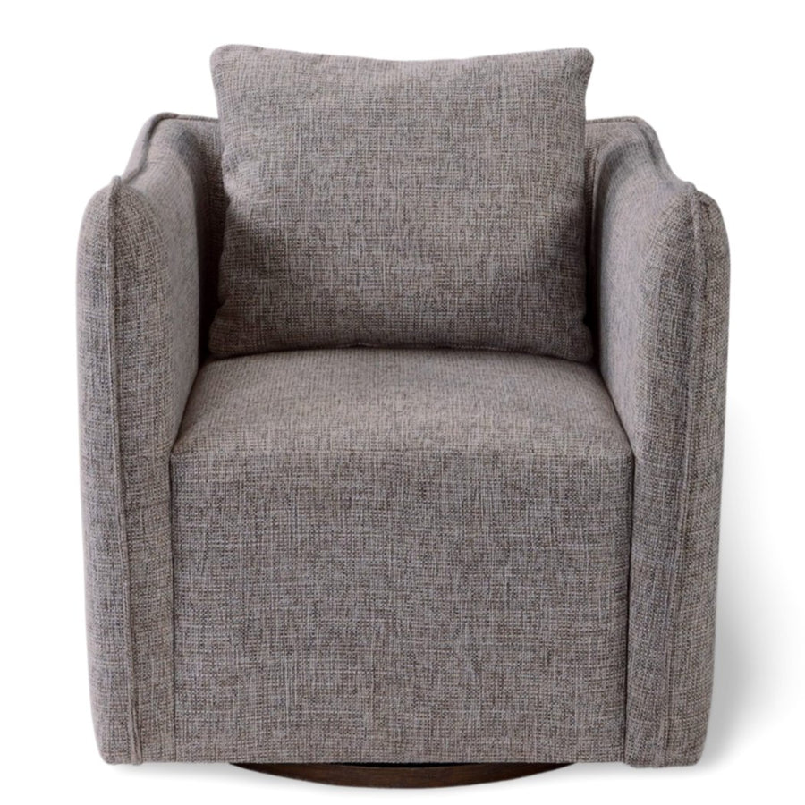 CORBEN SWIVEL CHAIR: STONE