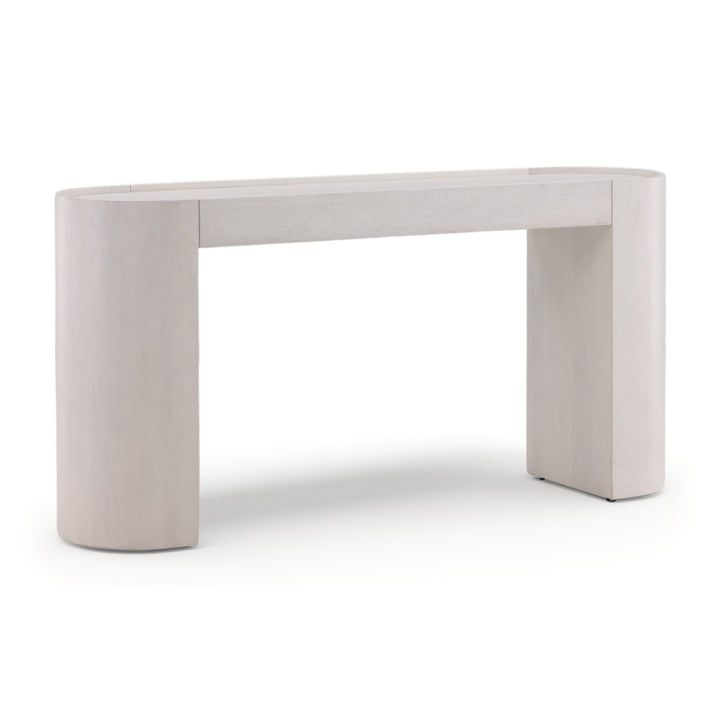 CORI ANTIQUE WHITE WASH CONSOLE TABLE