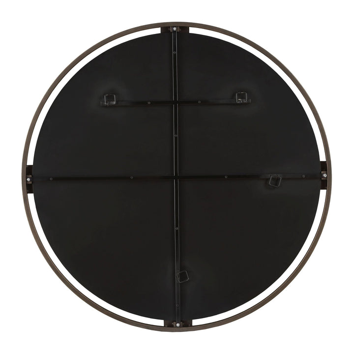CORNELIA BLACK ROUND MIRROR