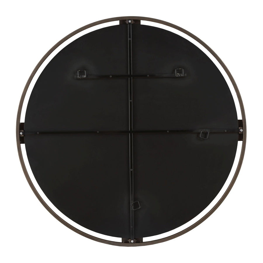 CORNELIA BLACK ROUND MIRROR
