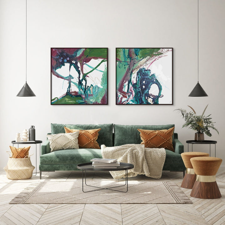 "COSTA VERDE II" CANVAS ART