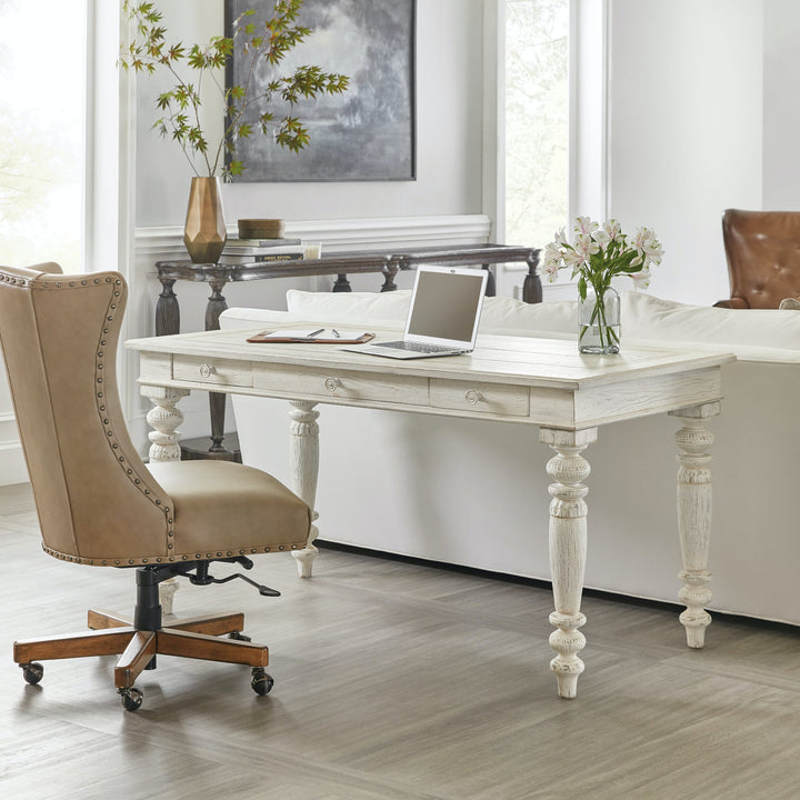 COZETTE WRITING DESK: ANTIQUE WHITE