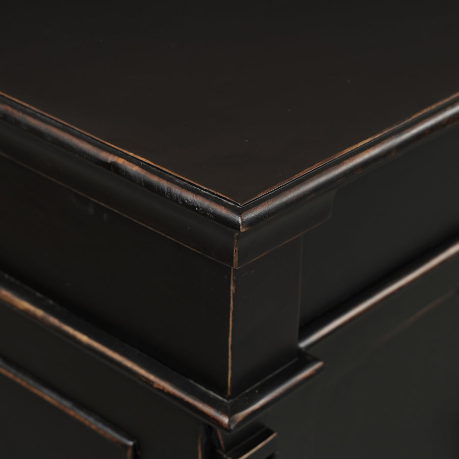 CRESSIDA 70" ANTIQUE BLACK SIDEBOARD