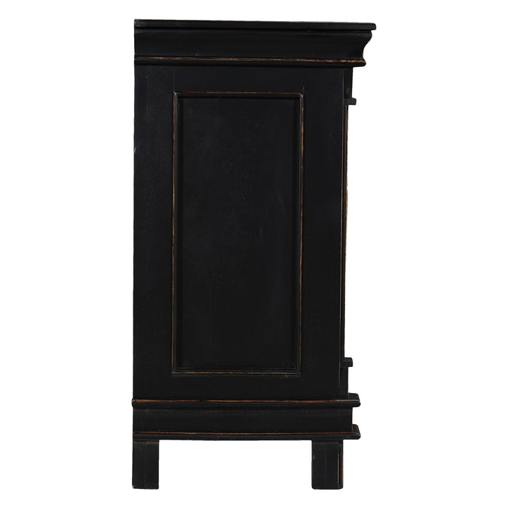 CRESSIDA DISTRESSED BLACK DRESSER