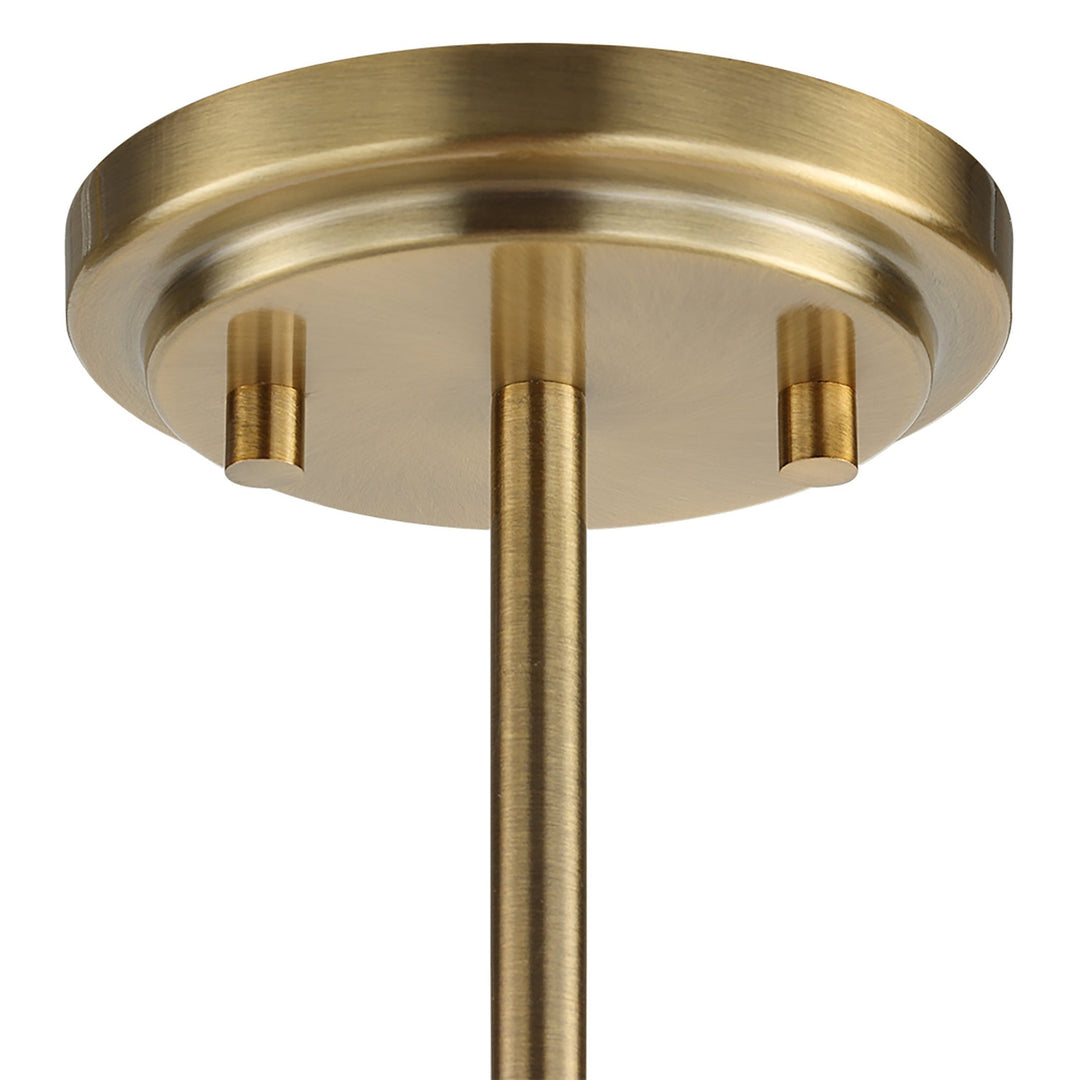 CRET 12 LIGHT BRASS CHANDELIER