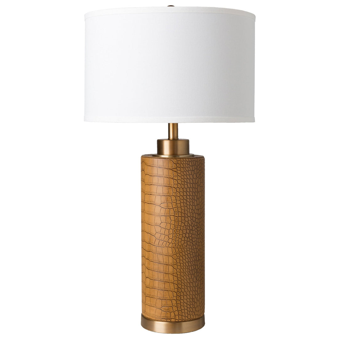 CROC LAMP: TAN