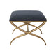 GOLD CROSSING SMALL BENCH: NAVY