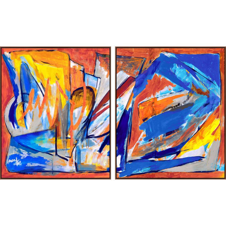 "CRUNCHY" CANVAS ART DIPTYCH