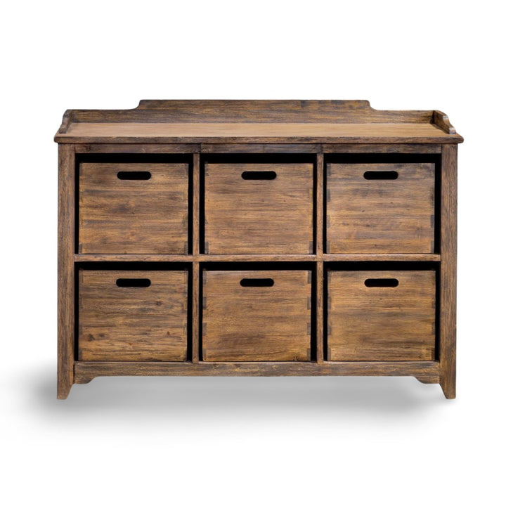 CUBBY CONSOLE CABINET