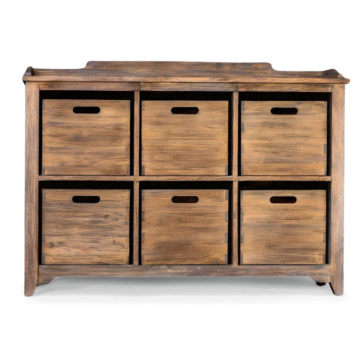 CUBBY CONSOLE CABINET