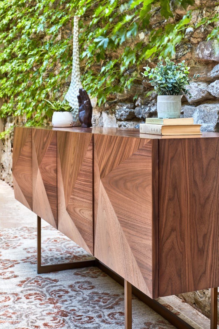 CUBE SIDEBOARD: WALNUT