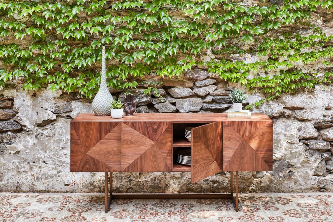 CUBE SIDEBOARD: WALNUT