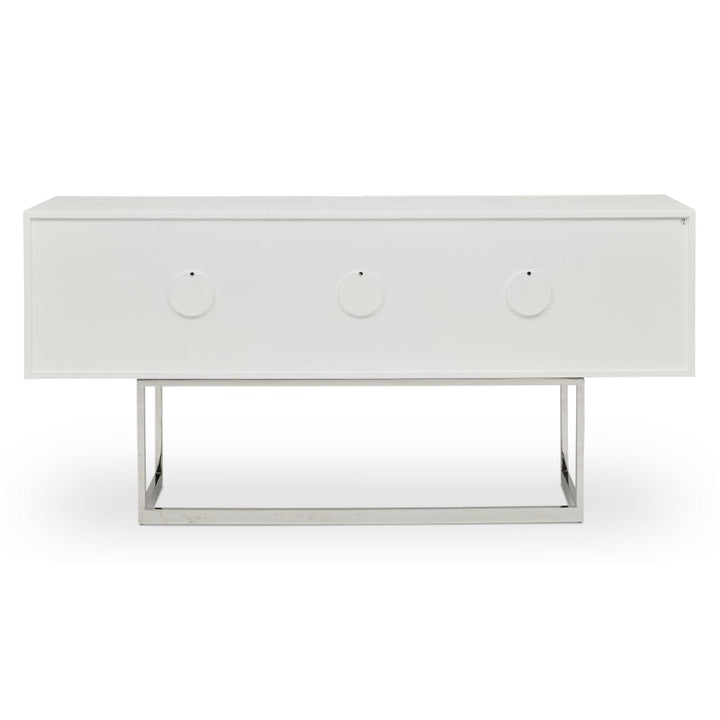 CUBE SIDEBOARD: WHITE LACQUER