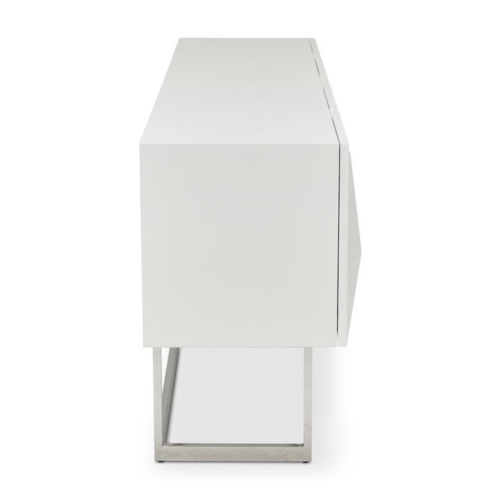 CUBE SIDEBOARD: WHITE LACQUER