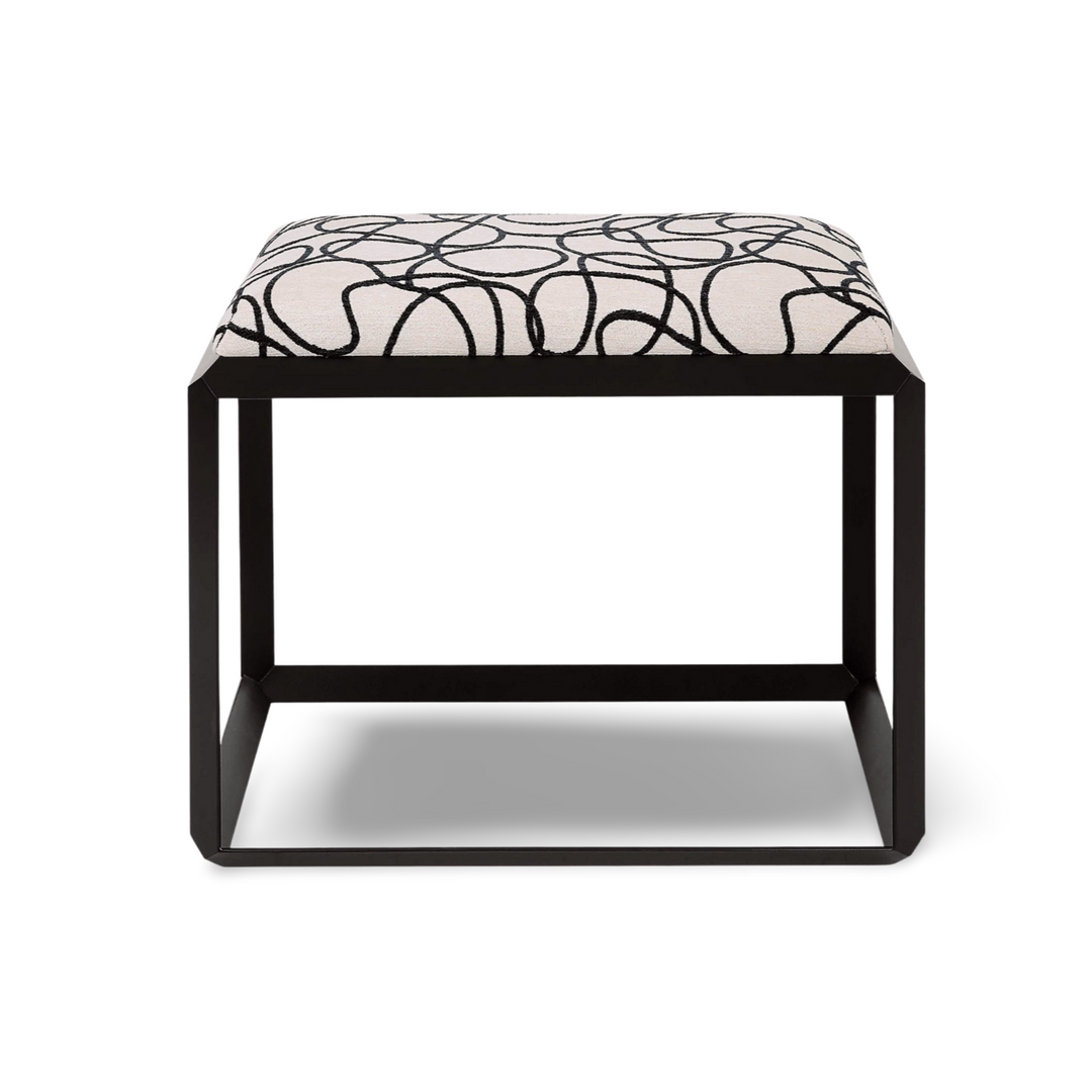 CURLS GRAPHIC PRINT SMALL BENCH