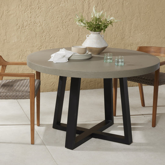 CYRUS 48"ROUND INDOOR - OUTDOOR DINING TABLE