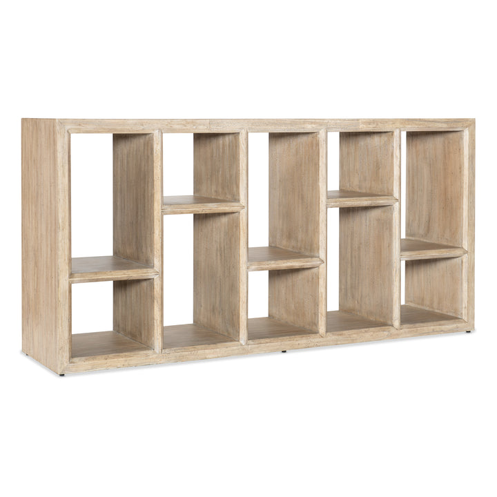 Stylish wooden console with storage