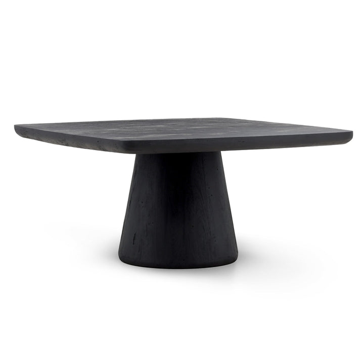 DARIN 60"SQ DINING TABLE: BLACK