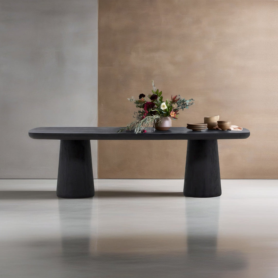 DARIN DINING TABLE: BLACK