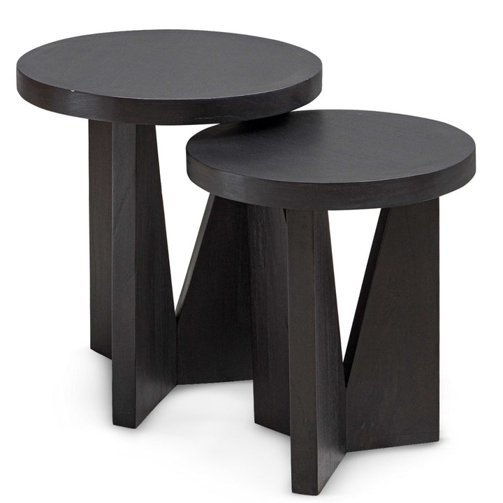 DARK JAVA NESTING TABLES