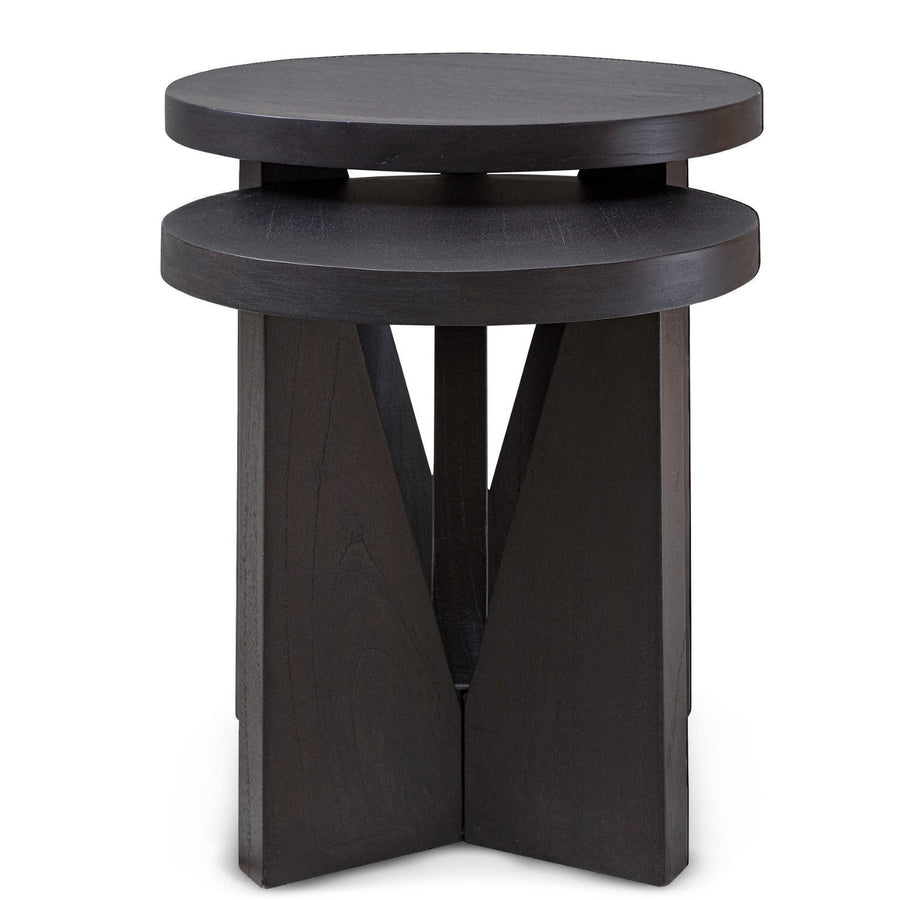 DARK JAVA NESTING TABLES