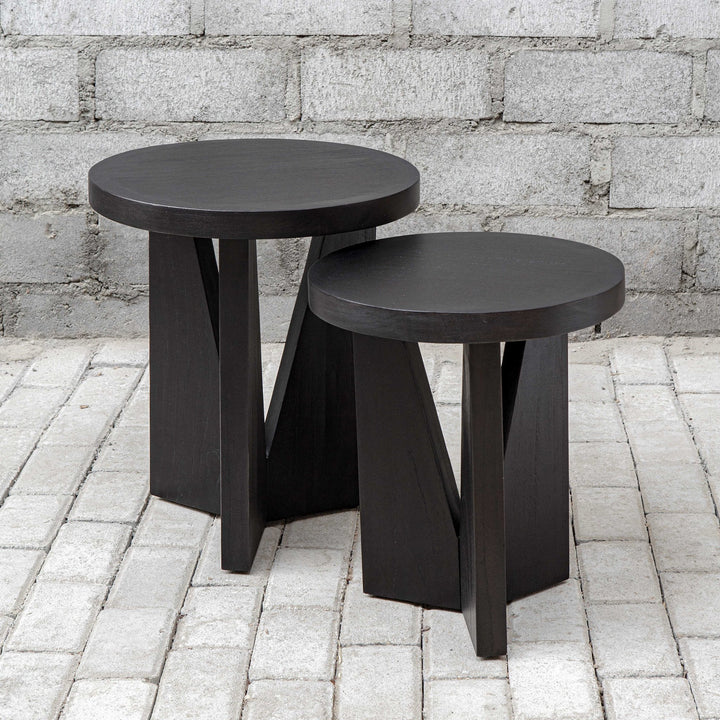 DARK JAVA NESTING TABLES