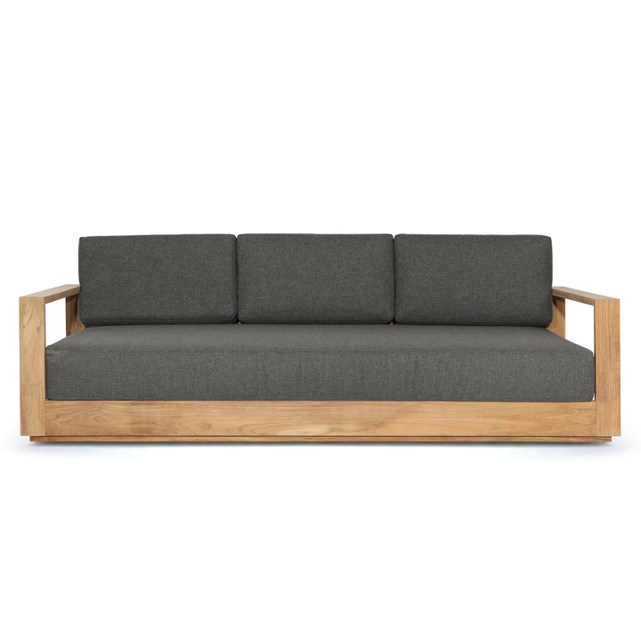 DARLENE OUTDOOR SOFA: CHARCOAL