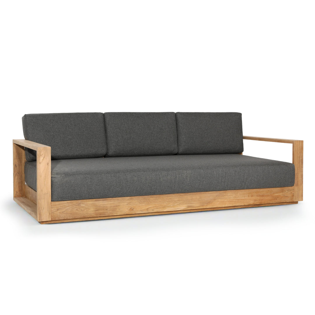 DARLENE OUTDOOR SOFA: CHARCOAL