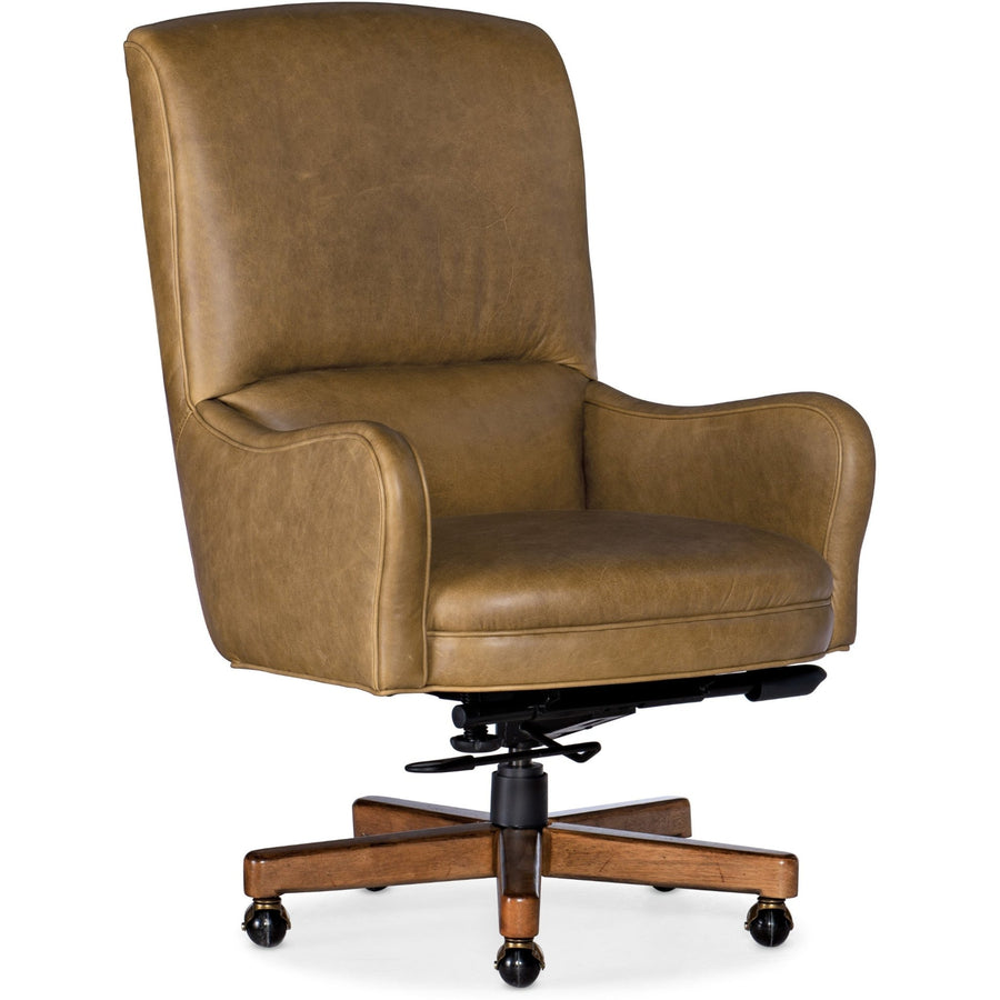 DAYTON SADDLEBAG LEATHER EXECUTIVE SWIVEL TILT CHAIR