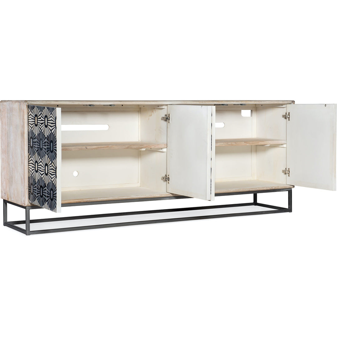 DECO SUN BONE INLAY MOSAIC CONSOLE