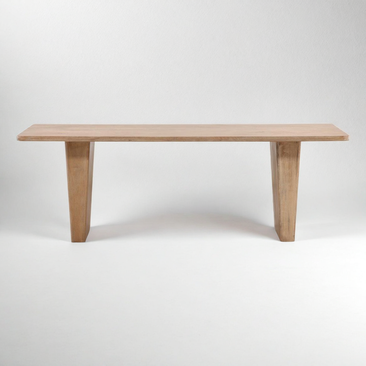 MARI LIGHT MANGO WOOD DINING TABLE