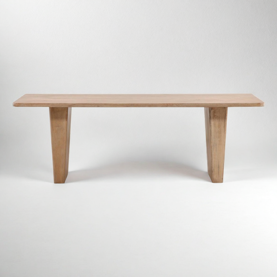 MARI LIGHT MANGO WOOD DINING TABLE