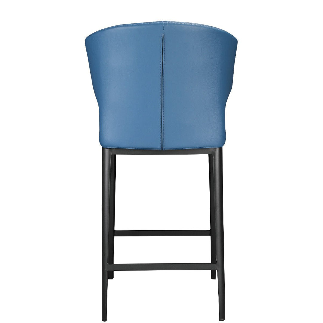 DELANEY COUNTER STOOL: STEEL BLUE